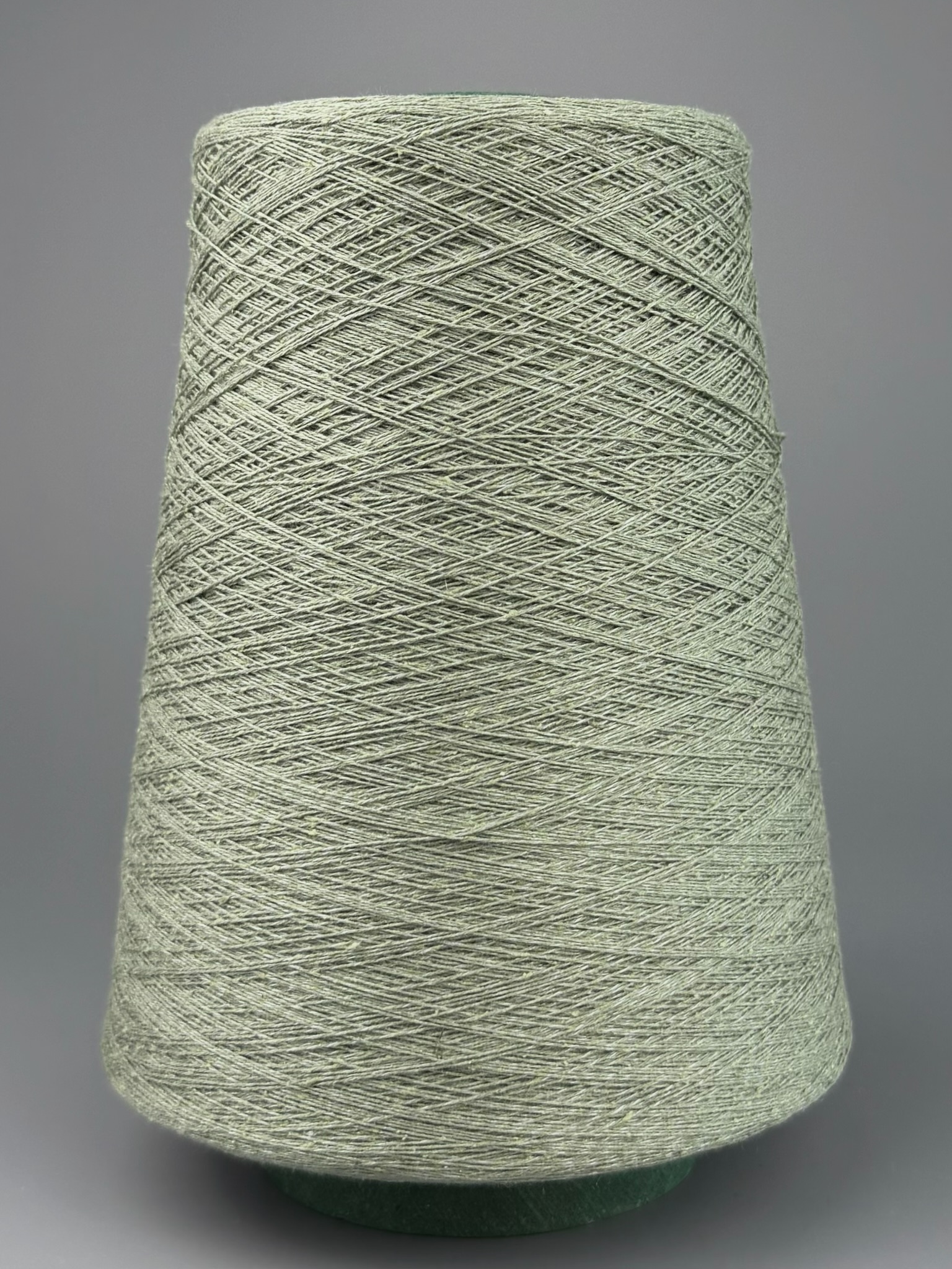 Toscano S.r.L. Art. Seta 854 Nm 2/30 – Garn aus Seide, Baumwolle, Viskose und Leinen col. Salbeigrün 0115 foto 2